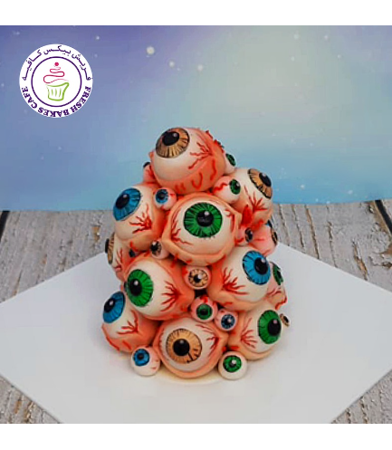 Cake Pops Tower - Eyeballs