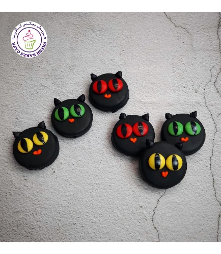 Chocolate Covered Oreos - Black Cats