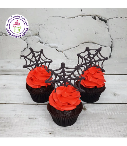 Cupcakes - Spiderwebs