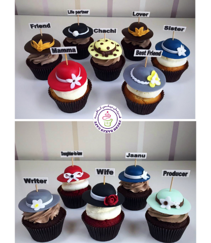 Hat Themed Cupcakes