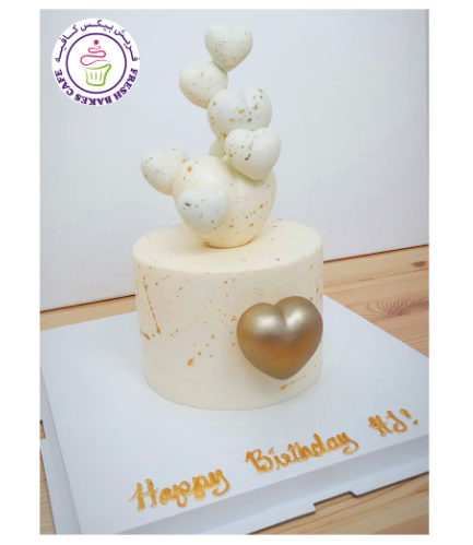 Cake - Hearts - 3D Cake Toppers 02