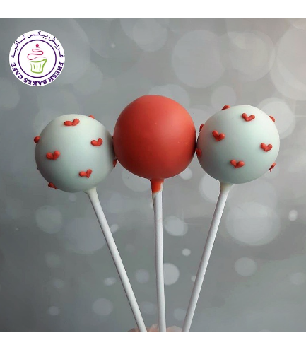 Cake Pops - Heart - Piping