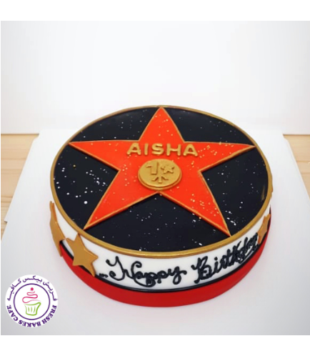Hollywood Star Themed Cake