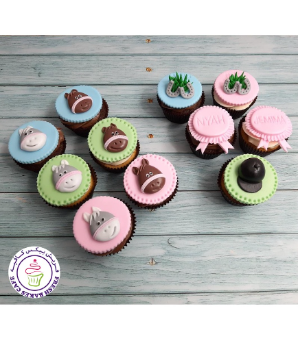 Horse Themed Cupcakes - Equestrian 01