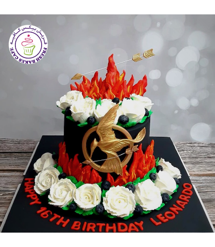 Hunger Games Themed Cake