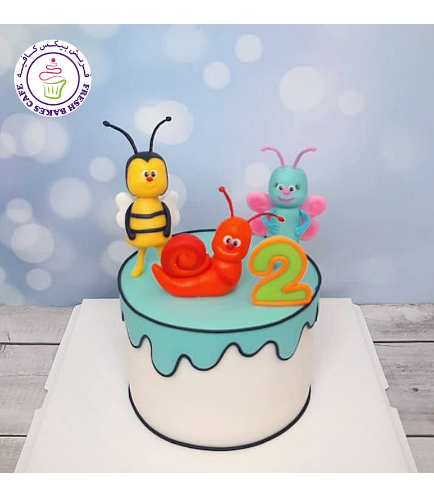 Insects Themed Cake