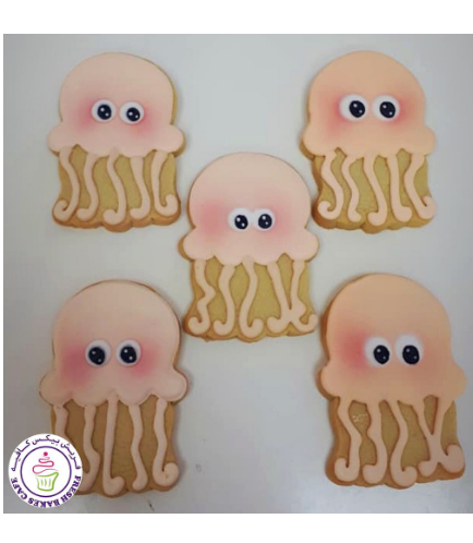 Jellyfish Themed Cookies