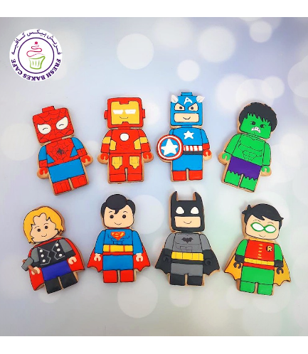 LEGO Superheroes Themed Cookies