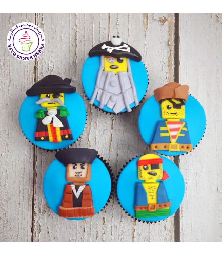LEGO Pirates Themed Cupcakes