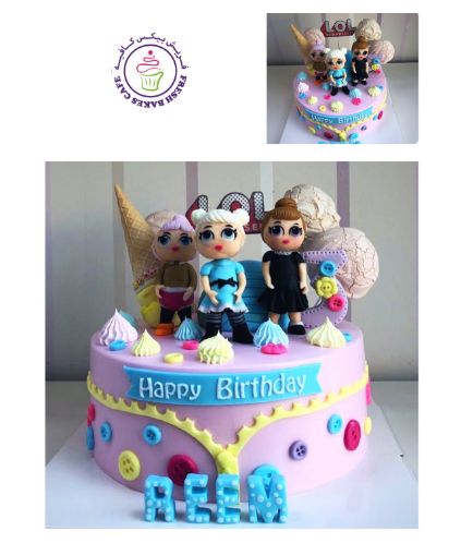 Cake - 3D Cake Toppers - 1 Tier 03
