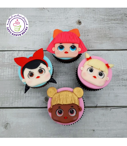 Cupcakes - 2D Fondant Cake Toppers 01