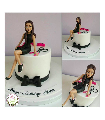 Woman Themed Cake - 3D Character - Gym