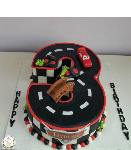 Cake - Disney Pixar Cars - Race Track #3 - 3D Cake