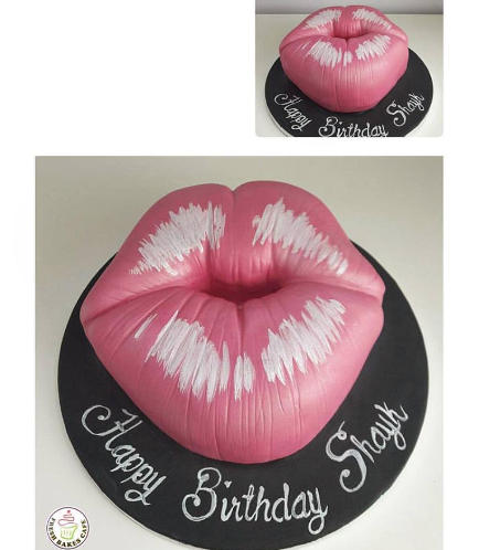Lips Themed Cake