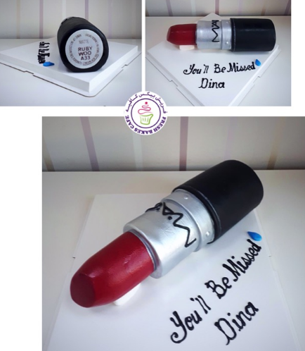 Lipstick Themed Cake - 3D Cake 02