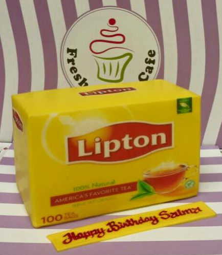 Tea Themed Cake - Lipton Tea