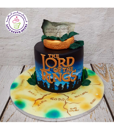 Lord of the Rings Themed Cake - 3D Ring