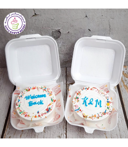 Message Themed Cakes - Welcome Back - Sprinkles