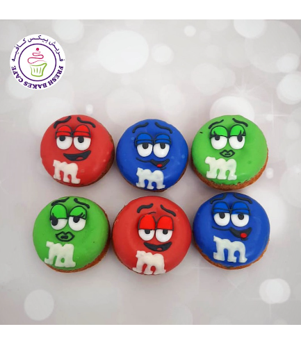 M&M Themed Donuts