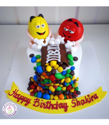 M&M Themed Cake - 3D Cake Toppers 02a
