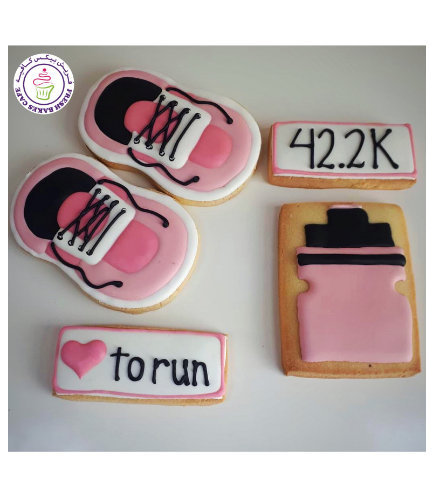 Running Themed Cookies 01