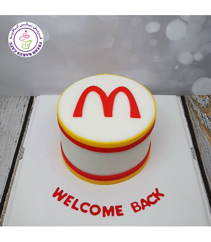 McDonald's Logo Themed Cake