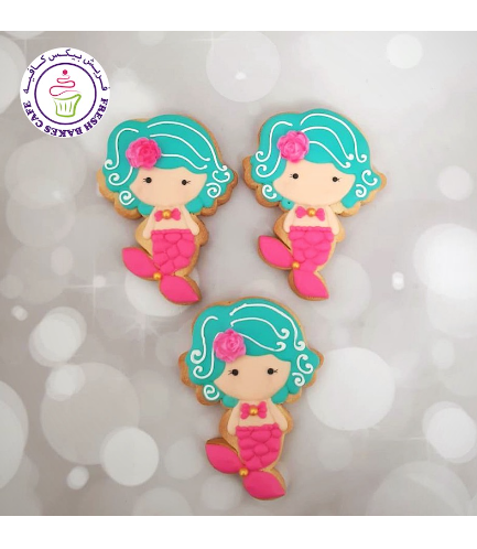 Cookies - Mermaid - Hair - Blue 02