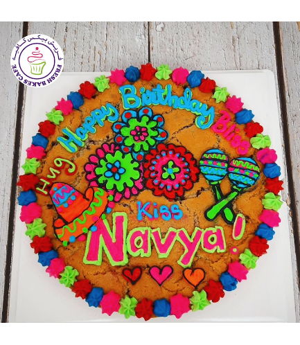 Mexican Themed Cookie Cake