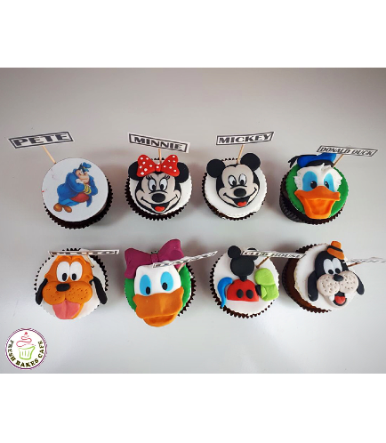 Mickey Mouse & Friends Themed Cupcakes