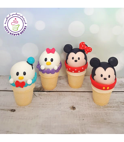 Mickey Mouse & Friends Themed Cone Cake Pops 02