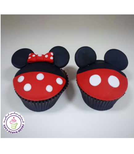Mickey & Minnie Mouse Themed Cupcakes 03