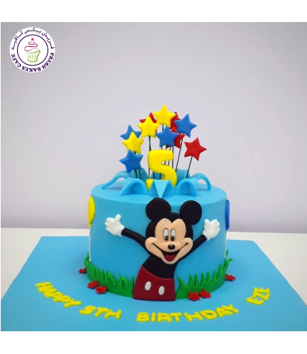 Mickey Mouse Themed Cake - 2D Character 01
