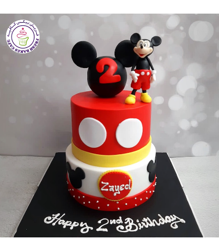 Mickey Mouse Themed Cake - 3D Character - 2 Tier