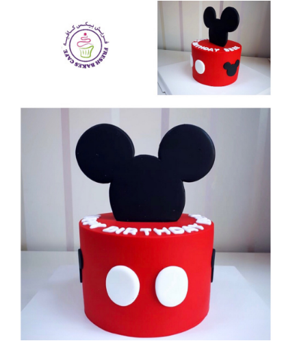 Mickey Mouse Themed Cake - 2D Cake Topper 02