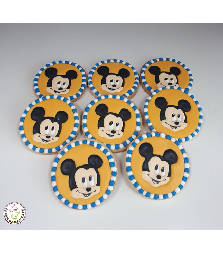 Mickey Mouse Themed Cookies - Face 01