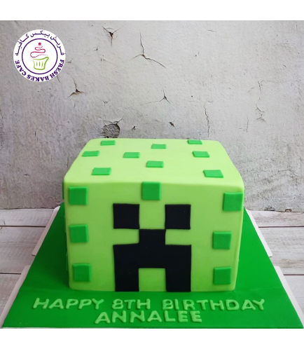 The Cake Lady - Creeper, Herobrine - Minecraft cake Happy... | Facebook