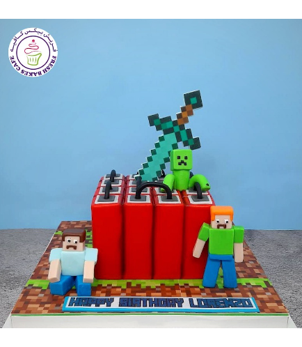 Cake - TNT - 3D Cake - 3D Characters