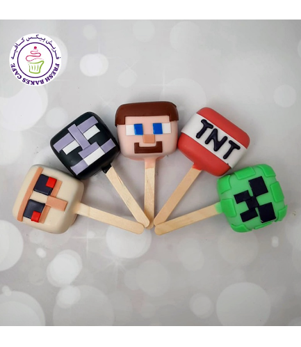 Minecraft Themed Popsicakes - Square 03