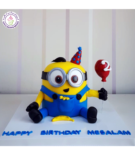 Cake - Party Hat - Minion - 3D Cake 03