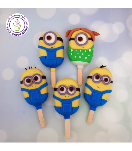 Minions Themed Popsicakes 01