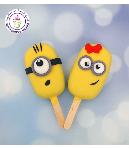 Minions Themed Popsicakes - Faces 02