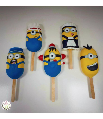 Minions Themed Popsicakes 02