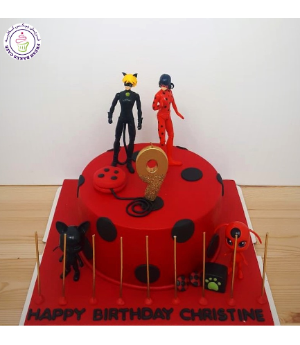 Miraculous Ladybug Themed Cake - Toys