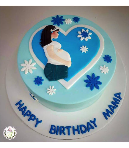 Cake - Mom to Be - 2D Pregnant Mom 03