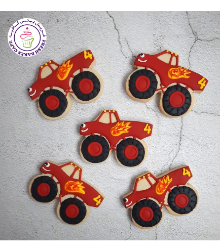 Monster Truck Themed Cookies 03