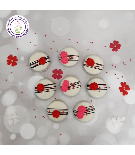 Roses Themed Chocolate Covered Oreos 01