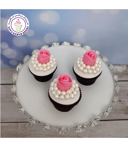 Cupcakes - Roses & Pearls 02