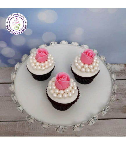 Cupcakes - Roses & Pearls 02
