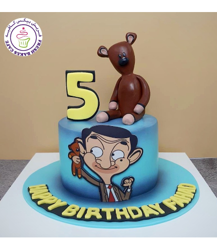Mr Bean Themed Cake