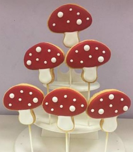 Mushroom Themed Cookies